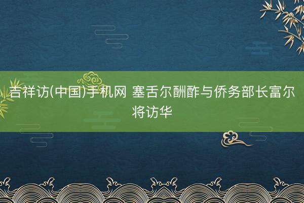 吉祥访(中国)手机网 塞舌尔酬酢与侨务部长富尔将访华